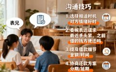 <b>表兄妹借錢怎么問(wèn)他們還錢？</b>