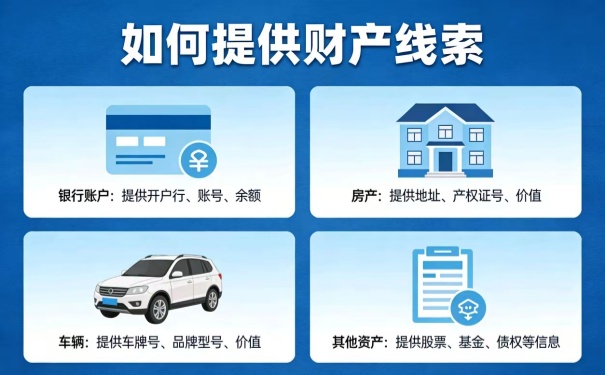 終本案件如何提供財(cái)產(chǎn)線索